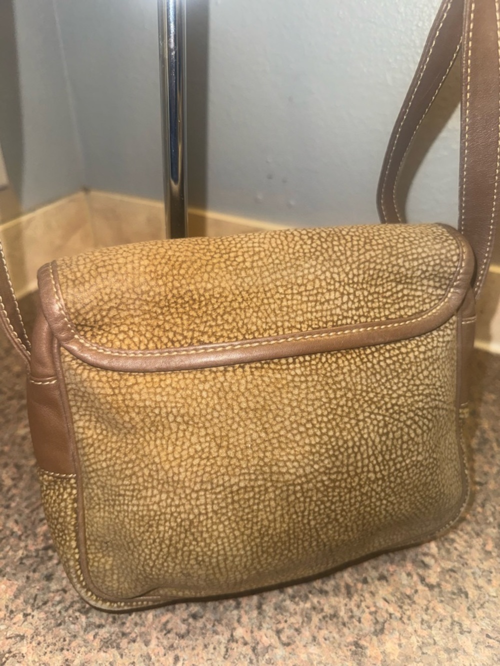 Borbonese Brown crossbody bag Crossbody Bag EUC - Picture 5 of 10